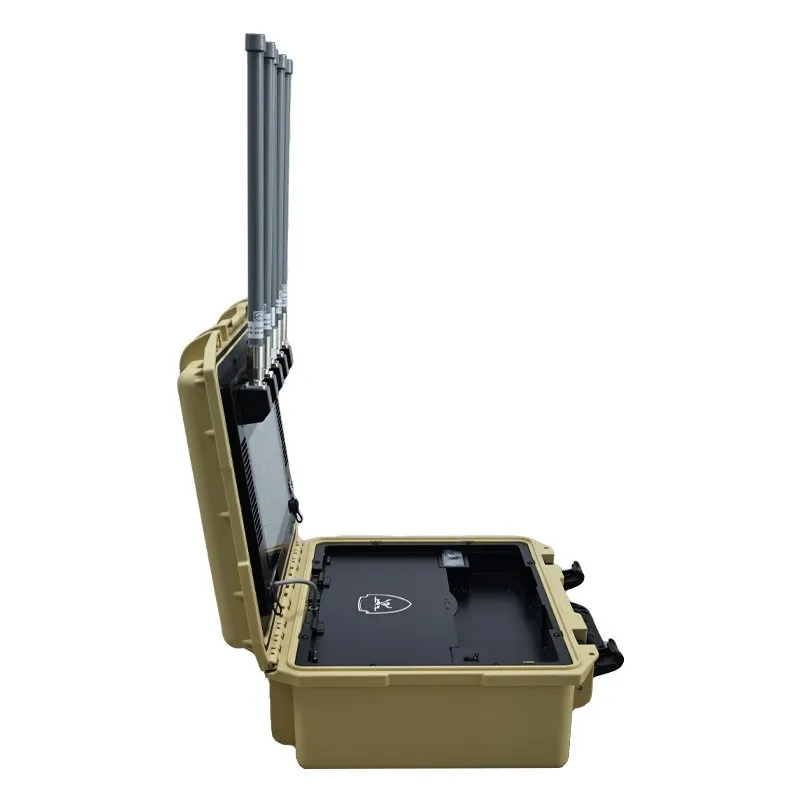 Portable Uav Drone Detection Signaling Briefcase Customizable For 1.2g 1.4G 2.4G 5.8g Fpv Detection 45MHz 6000MHz 2-8 Km Range IP65 Anti Drone best